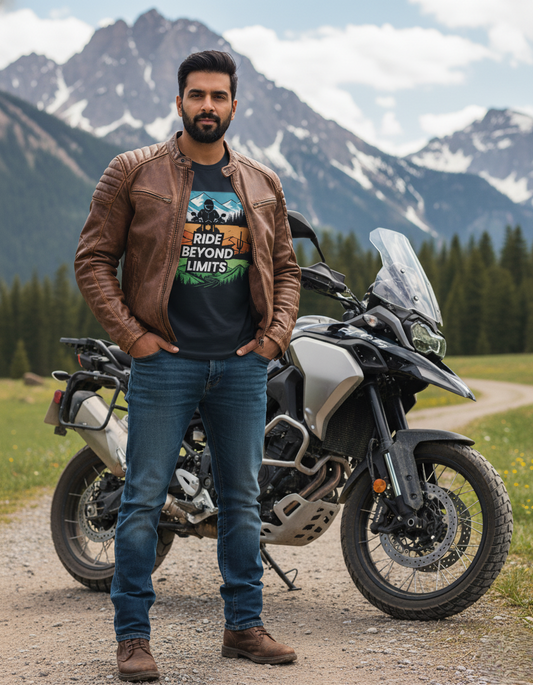 Swaagster® Regular Fit – “RIDE BEYOND LIMITS” Freedom T-Shirt