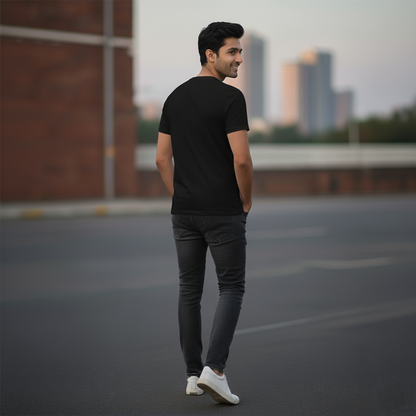 Back profile- work hard and never give up