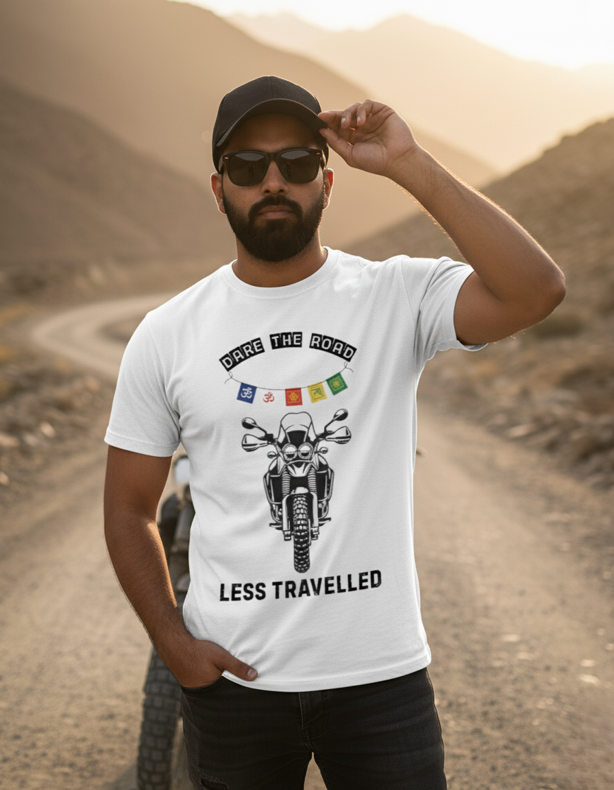 Close up-dare the road less travelled