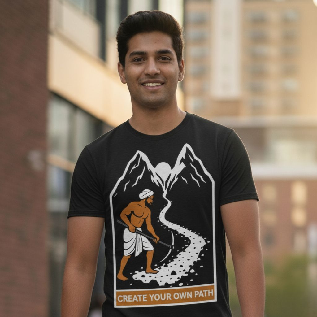 Create your own path-close up