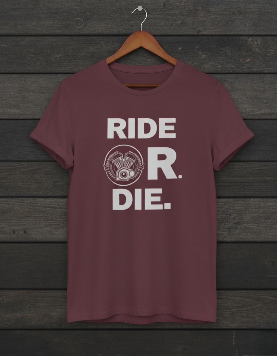 Swaagster® Regular Fit – “RIDE OR DIE” Brotherhood T-Shirt