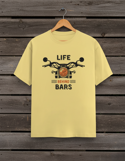 Swaagster® Regular Fit – “LIFE BEHIND BARS” Moto Vibe T-Shirt