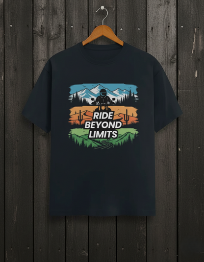 Swaagster® Regular Fit – “RIDE BEYOND LIMITS” Freedom T-Shirt