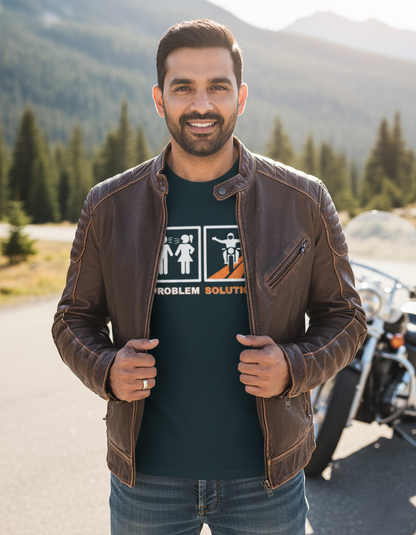 Swaagster® Regular Fit – “PROBLEM → SOLUTION” Therapy Ride T-Shirt